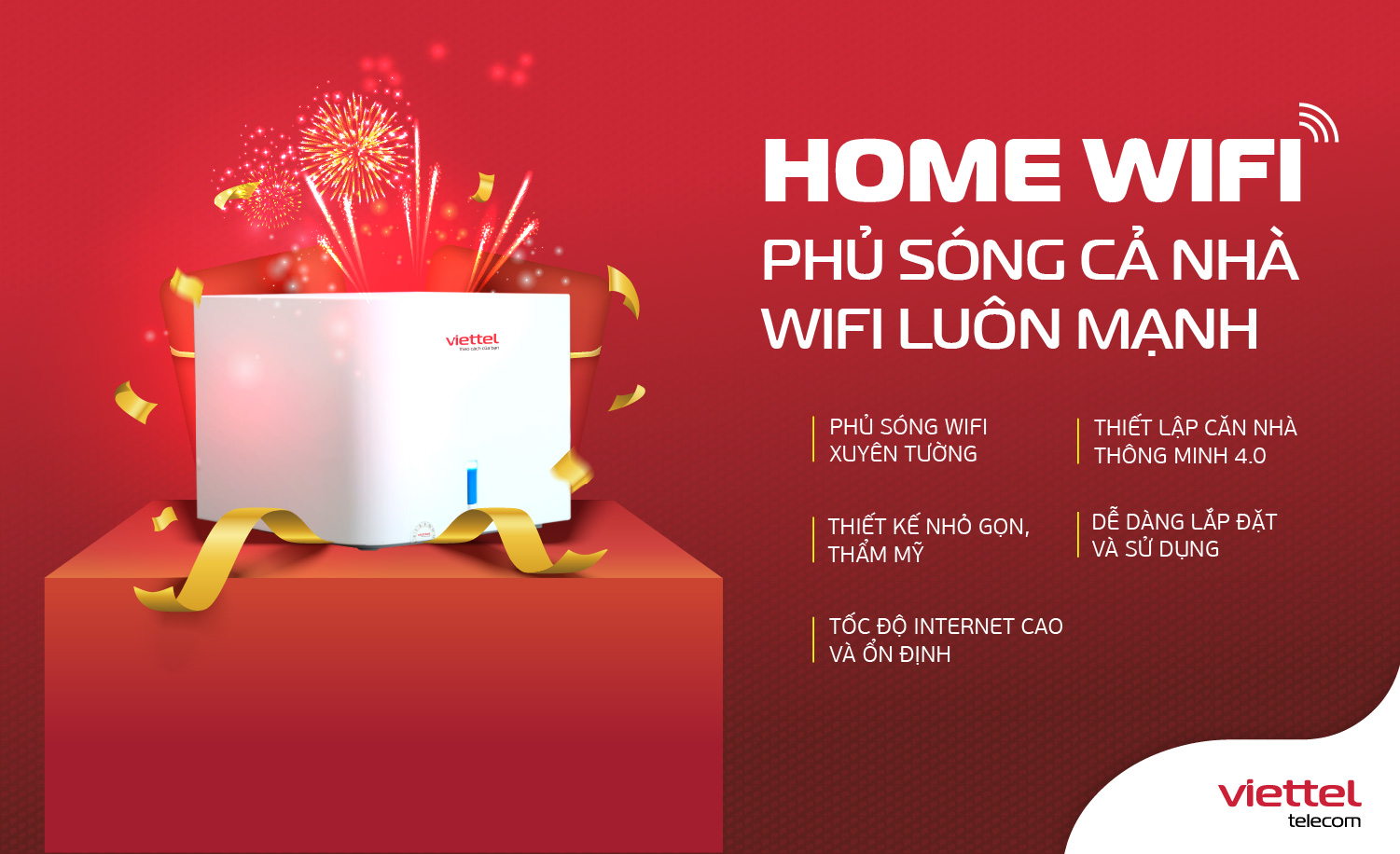 Gói cước Wifi Mesh Viettel