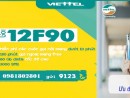 Gói cước 12F90 Viettel