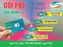 Gói cước F90 Viettel