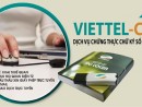 Bảng giá chữ ký số Viettel