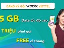 Gói cước V70X Viettel